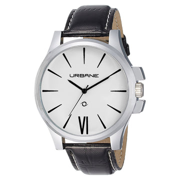 Maxima URBANE Men White Dial Analogue Watch - U-40742LAGI